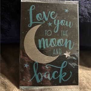 Love You to the Moon and Back Mothers Day Card. New Factory sealed